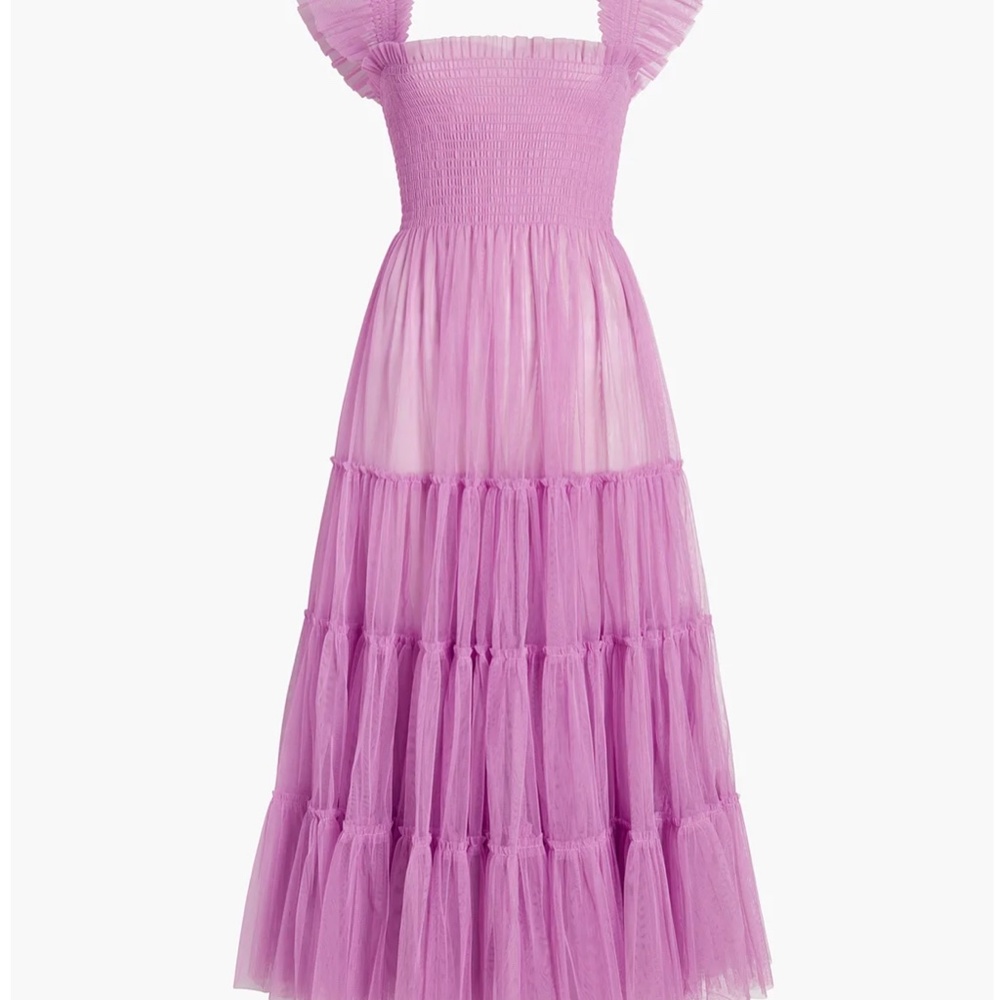 Hill House Ellie Nap Dress Lilac Tulle - Picture 2 of 6